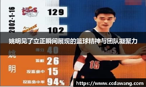 姚明见了立正瞬间展现的篮球精神与团队凝聚力